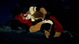 RWBY - Cinder Vs. Pyrrha Battle (Pyrrha's Death)