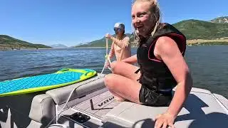 Madi Kneeboarding with the National Ability Center 2024
