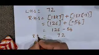 Class 7 Exercise 1.2 q-2 Verify the following Chapter 1 -Integers