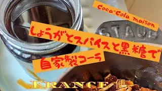 自家製コーラ　生姜と黒糖とスパイス　+出汁醤油でウスターソース　COCA COLA  MAISON 　うちの台所は狭い-Table 297