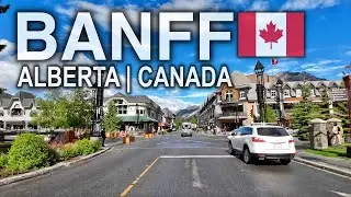 Roadtrip Banff in Alberta, Canada 🇨🇦 | 4K Relaxing Driving Video