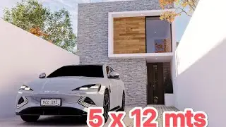 CASA  ECONOMICA DE 5X12 CON 2 DORMITORIOS