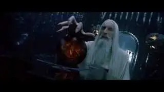 Lord of the Rings : The Fellowship of the Ring Saruman and the palant&iacute;r