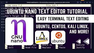 Ubuntu Nano Text Editor Tutorial &ndash; Master Basics in Minutes! 🐧 #Linux #Ubuntu #Nano