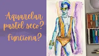 AQUARELANDO PASTEL SECO?