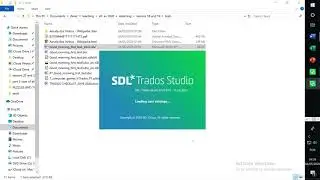 SDL Trados First Checklist