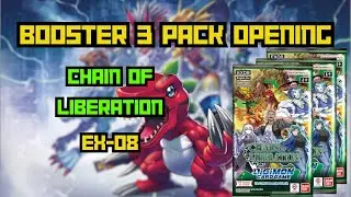 Digimon Chain Of Liberation 3 Pack Opening