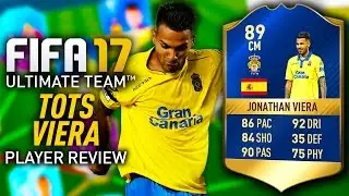 FIFA 17 TOTS VIERA (89) PLAYER REVIEW! FIFA 17 ULTIMATE TEAM!