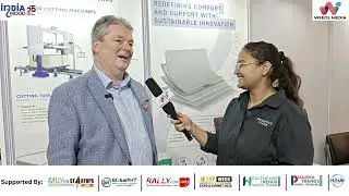 Ian Owen Sales Director representing SPINKS at India Wood 2025 | WEECE Media