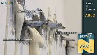 【Nervia】 A902 Hydrophobic PU grout for leaking repairing PU Foam Injection&rarr; KEEP IT SIMPLE &larr;