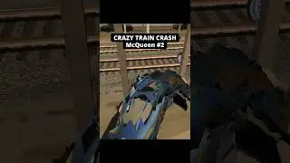 Super Speed Crazy Train Crashes vs Lightning McQueen PT.2 | GTA San Andreas #gta #gaming #crashtest