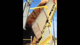 Rentech Wawa Facility - First truck dump at Wawa
