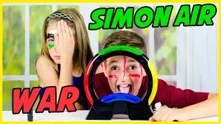 SIMON AIR GAME CHALLENGE! BROTHER vs. SISTER WAR!