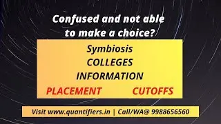 Symbiosis Colleges Cutoff - Packages