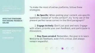 Using Online Platforms for Peer Review: Boost Your English Skills