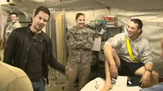 Mark Wahlberg Visits Camp Dwyer and COP Azadi