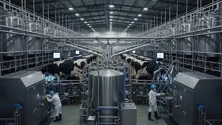 Inside Industrial Dairy Farming &ndash; From Cow to Milk in a Fully Automated System
