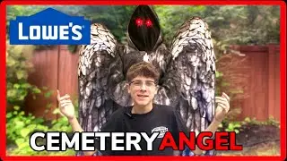 LOWES CEMETERY ANGEL UNBOXING - Lowe&rsquo;s/Morris Costumes 2025 👻🪦