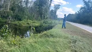 Fishing On The Side of The Road  To Catch Fish | NC FISHING