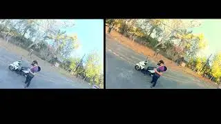 Caddx Turtle V1 Raw vs Adjusted