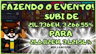 QUANTO EU SUBI? J&Aacute; FEZ O GLEAM? #games #rollercoin #cripto #p2e
