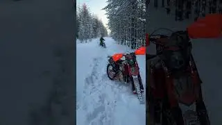 Эндуро зимой #ХМАО#сибирь#snow#эндуро#2т#4т#lanza