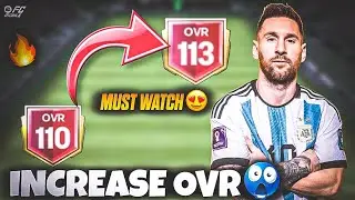 How to Calculate & Increase OVR Fast in FC Mobile 🔥 | From 110 ➝ 113 OVR 😱 #fcmobile #fifamobile 