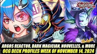 Argos Reactor, Dark Magician, Nouvelles, & More! Yu-Gi-Oh! OCG Profiles Week Of November 14, 2024