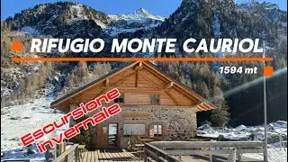 Rifugio CAURIOL , LAGORAI passeggiata facile sulla neve 