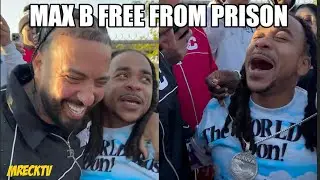Max B Home Free ,Greeted By French Montana|Caller Reactions |M.Reck Live