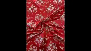 garment manufacturer recommend silk satin fabric with embroidery