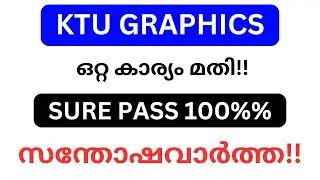 Ktu Graphics Exam ഒറ്റ കാര്യം മതി!!🔥🔥 | 💯 Sure Pass | Engineering Graphics | S1 Exam