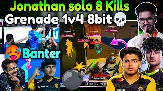 Jonathan Solo 8 Kills🥵 Grenade 1v4 8bit💀 Destroy Soul🚀 Jonathan Reaction🔥 Full Banter😱