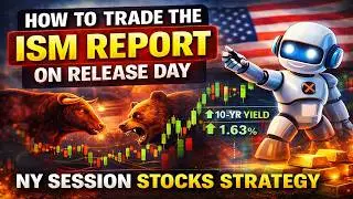 How to Trade the ISM Report on Release Day | NY Session Stocks Strategy | TradeRobotX