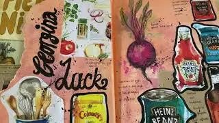 GCSE Graphic Communications Woodland Project teacher sketchbook 1