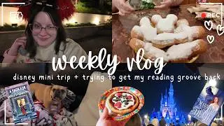 disney trip for muppets, trying to get my reading groove back | two week reading vlog