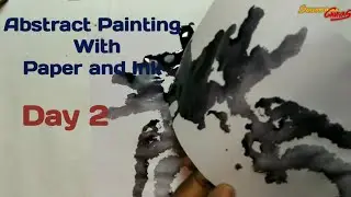 Abstract Painting // Paper and Ink// Abstract painting For Beginners