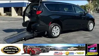 For Sale 2023 Chrysler Voyager LX FR Conversions Manual Fold Out Ramp Rear Loading Wheelchair Van