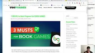 BOOK GAMES Office Hours: Game Day Prepping!