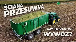 Przesuwna ściana. Czy to ułatwi wywóz kukurydzy?