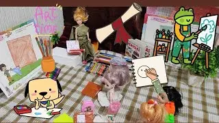 Aaj hai drawing competition anytime dolls video Barbie doll video episode-115-/