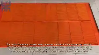 High Frequency Mesh Screen for High-Moisture Materials