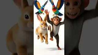 Do the Jungle Dance! 🦁🐵🐘 Learn Phonics L-M-E #shorts