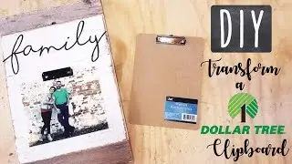 DIY • transform a Dollar Tree clipboard • how to remove clip