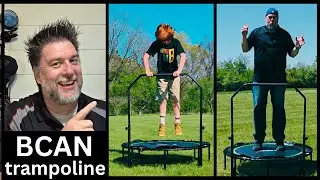 BCAN trampoline.  How to get in shape!