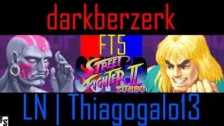 Super Street Fighter 2 Turbo - darkberzerk [Dhalsim] vs LN | Thiagogalo13 [Ken] (Fightcade FT5)
