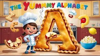A for Apple Pie, B for Beans | Food Alphabet Song for Kids | Yummy Phonics