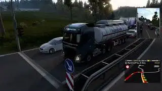 TRANSPORTING MILK CONTAINER | EURO TRUCK SIMULATOR 2 | VOLVO GAMEPLAY ON LOGITECH G29