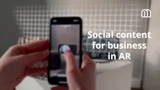 Create social media content for business in Augmented Reality with PRICE TAGS (iOS)