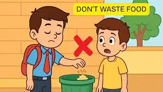 Don&rsquo;t Waste Food | Moral Story for Kids | Joy Kids
